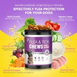 Natural Dog Flea and Tick Chews - 200 Count