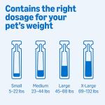 Amazon Basics Flea and Tick Topical Treatment for Medium Dogs (23-44 Pounds), 6 Count (Previously Solimo)