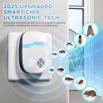 Upgraded Ultrasonic Indoor Pest Repeller (6 Pack)