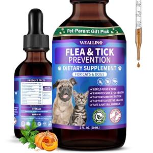Natural Flea and Tick Drops for Pets