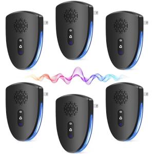 Ultrasonic Pest Repeller Plug-in Device - 6 Pack