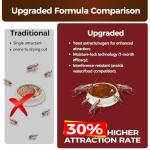 80 Count Cockroach Bait Gel Stations for Indoors