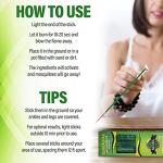 Natural Mosquito Repellent Incense Sticks - 50 Pack