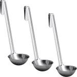 Durable Stainless Steel Soup Ladle Set - 3 Pack