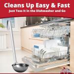 Durable Stainless Steel Soup Ladle Set - 3 Pack