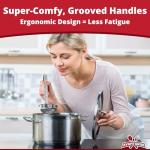 Durable Stainless Steel Soup Ladle Set - 3 Pack