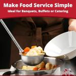 Durable Stainless Steel Soup Ladle Set - 3 Pack