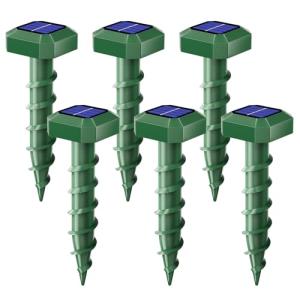 Solar Ultrasonic Mole and Gopher Repellent 6 Pack