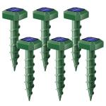Solar Ultrasonic Mole and Gopher Repellent 6 Pack