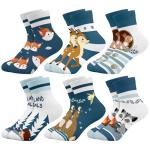 Cute Animal Socks for Toddlers - 6 Pack