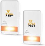 Ultrasonic Pest Repeller - 2 Pack for Home