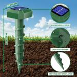 Solar Ultrasonic Mole and Gopher Repellent 6 Pack