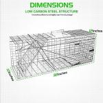 Humane Live Animal Trap for Raccoons and Cats