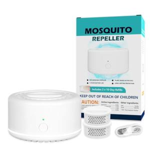 Outdoor Mosquito Repellent Device with Citronella Refills