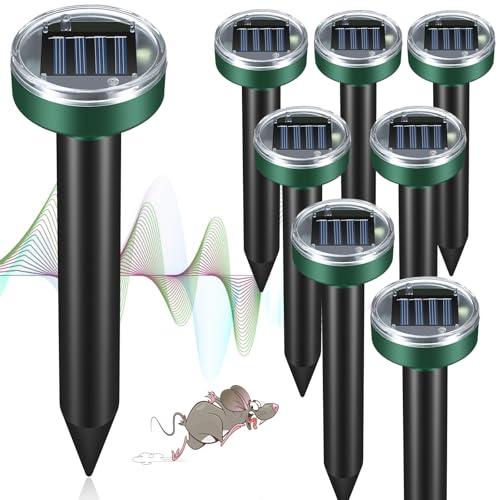 Solar Ultrasonic Mole Repellent for Lawns and Gardens