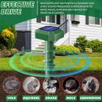 Solar Ultrasonic Mole and Gopher Repellent 6 Pack