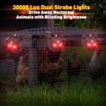 X-PEST Solar Animal Repeller with Flashing Red Lights