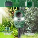 4 Pack X-PEST Solar Ultrasonic Animal Repellent