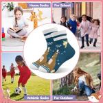 Cute Animal Socks for Toddlers - 6 Pack