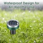 Solar Ultrasonic Mole Repellent for Lawns and Gardens