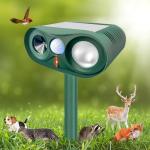 Solar Ultrasonic Animal Repellent with Motion Sensor