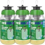 Outdoor Reusable Fly Traps - 3-Pack