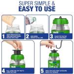 Outdoor Reusable Fly Traps - 3-Pack