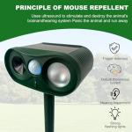 Solar Ultrasonic Animal Repellent with Motion Sensor