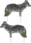 Realistic Coyote Hunting Decoys, Weatherproof 2-Pack