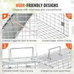 Humane Live Animal Trap for Cats and More