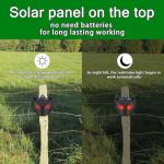 6 Pack Solar Outdoor Squirrel and Animal Repellers