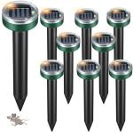 Ultrasonic Solar Mole Repellent Spikes for Gardens