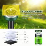 Ultrasonic Solar Mole Repellent Spikes for Gardens