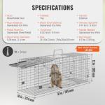 Humane Live Animal Trap for Cats and More