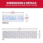 Catchmaster Window Fly Traps 12-Pack, Fruit Fly Traps for Indoors, Disposable Bulk Bug Catcher, Waterproof Insect Glue Trap, Adhesive Strips, Pet Safe Pest Control for Home, Kitchen, & Garage