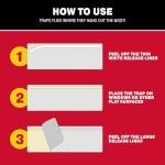 Catchmaster Window Fly Traps 12-Pack, Fruit Fly Traps for Indoors, Disposable Bulk Bug Catcher, Waterproof Insect Glue Trap, Adhesive Strips, Pet Safe Pest Control for Home, Kitchen, & Garage