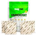 BugMD Vamoose Rodent Repellent Pouches (1 Pack, 4 Pouches) Plant-Powered Rat Repellent, Mouse Deterrent, Indoor & Outdoor Mice Repellent, Best Mouse Repellent, Natural Rat & Mouse Repellent