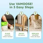 BugMD Vamoose Rodent Repellent Pouches (1 Pack, 4 Pouches) Plant-Powered Rat Repellent, Mouse Deterrent, Indoor & Outdoor Mice Repellent, Best Mouse Repellent, Natural Rat & Mouse Repellent