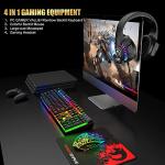 Gaming Mouse, Keyboard & Headset Combo with LED