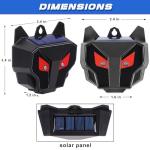 Lulu Home Solar Animal Repeller - 4 Packs