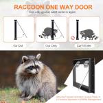 Humane Raccoon One Way Door – Easy Installation