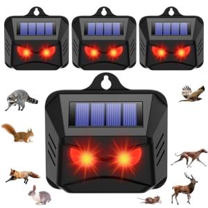 Solar Animal Repeller Lights for Yard and Garden