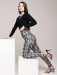 Comfy Snake Leggings with Pockets for Women