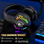 Gaming Mouse, Keyboard & Headset Combo with LED