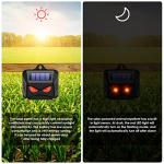 Solar Animal Repeller Lights for Yard and Garden