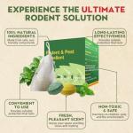 10PCS Mouse Repellent Balls, Peppermint Oil Pepper Spray - Cat Squirrel, Mouse, Rat & Mosquito Repellent for Indoor/Outdoor, rv Essentials, Garage; Alternative to Traps & Mothballs