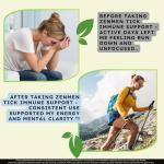 Zenmen Tick Immune Support Supplement - Improved Formula - Japanese Knotweed, Cat's Claw, Chinese Skullcap, Cryptolepis Sanguinolenta, Sweet Wormwood - 90 Vegan Capsules, Made in The USA