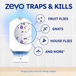 Zevo Indoor Fly Trap with 3 Refill Cartridges