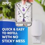 Zevo Indoor Fly Trap with 3 Refill Cartridges
