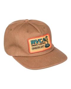 RVCA Snake Control Snapback Hat for Men
